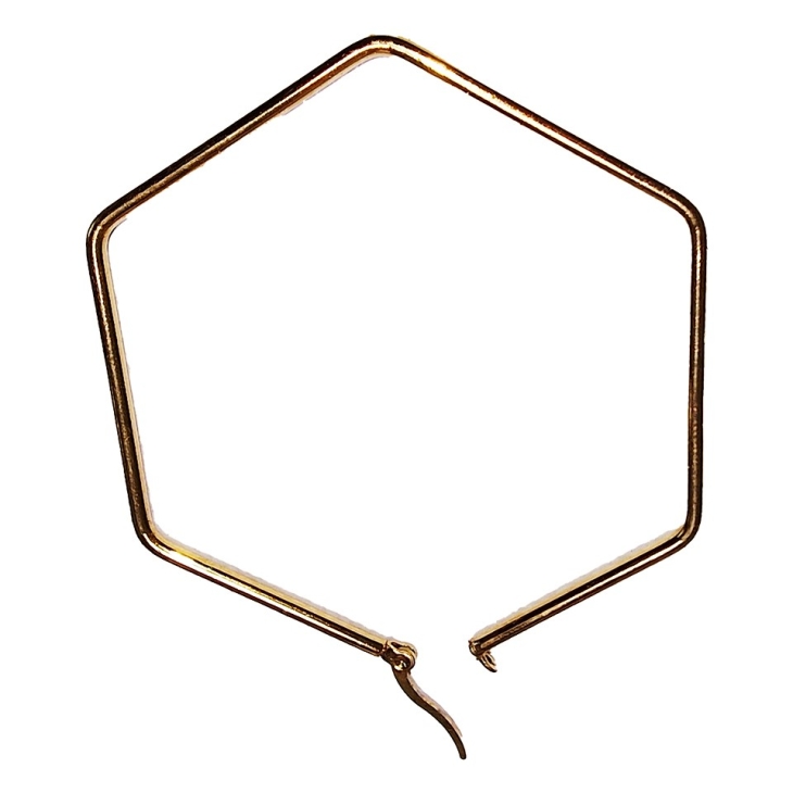 Anhänger „Polygon“, gold