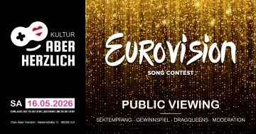 ESC Public Viewing – Eurovision Song Contest 2026 Finale – Eintritt frei! – Anschließend Party...