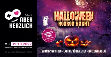 Halloween Horror Nacht – Dance, House, Black, Hip Hop, Pop, Rock & Horror-Classics