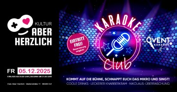 Karaoke Club - Bei uns wird jeder zum Star! – Powered by Ö-vent Karaoke – Eintritt frei!